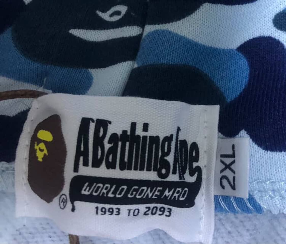 베이프 청계 후드집업 XXL 상품이미지3