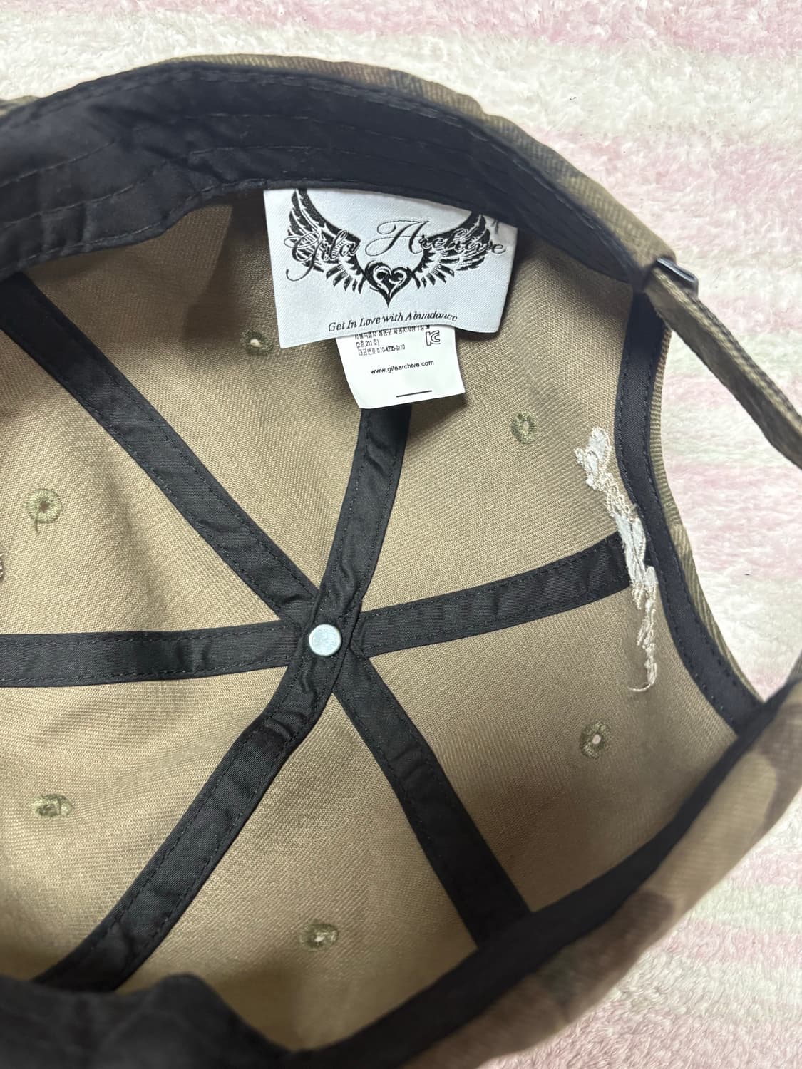 길라 아카이브 ROSS PATCHED WING BALLCAP_CAMO 상품이미지3