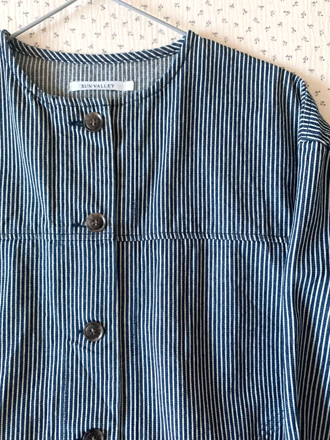 SUN VALLEY 히코리 블루 스트라이프 자켓 상품이미지3