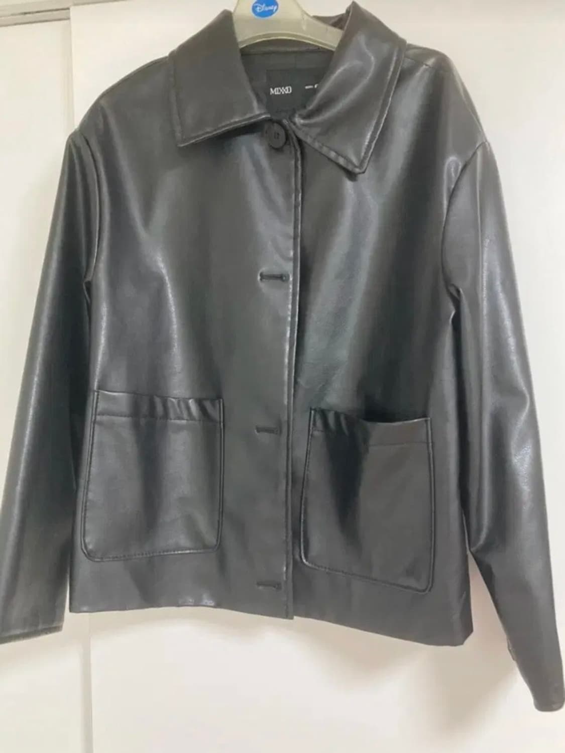 미쏘 레자 가죽 자켓 상품이미지1