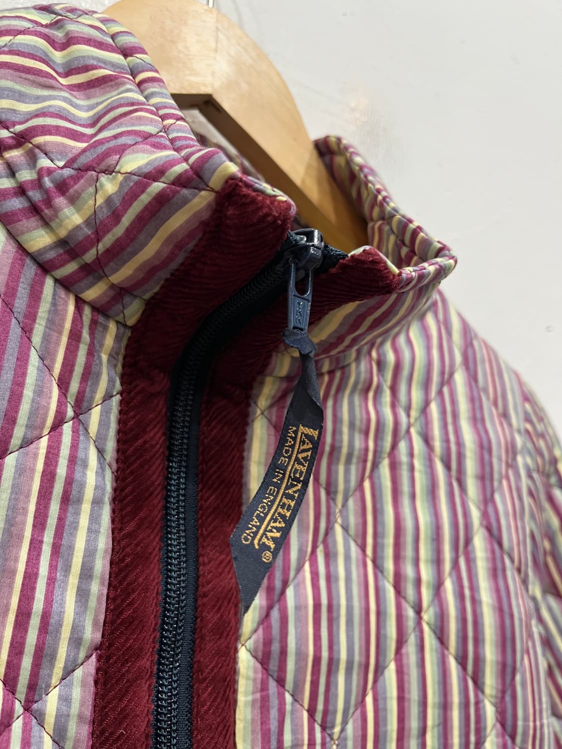 라벤햄 비비드 퀼팅 자켓 우먼즈 Made in ENGLAND 상품이미지3