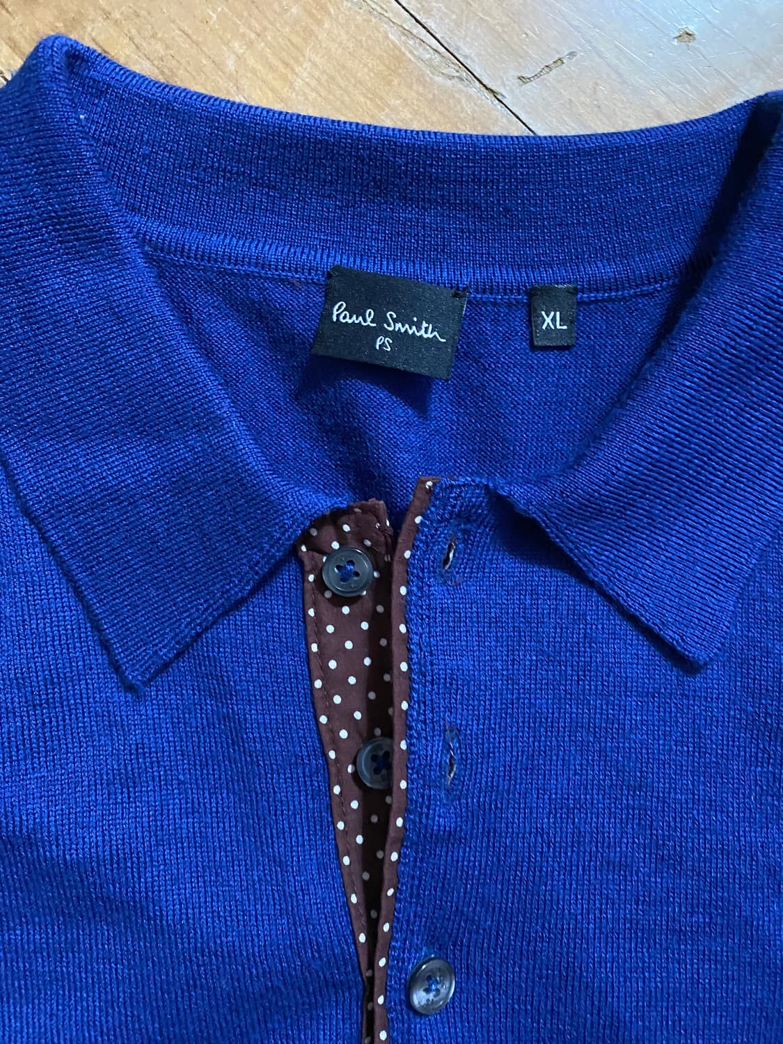 폴 스미스 남성 울100% 니트 폴로 셔츠 XL (105₩ 상품이미지2