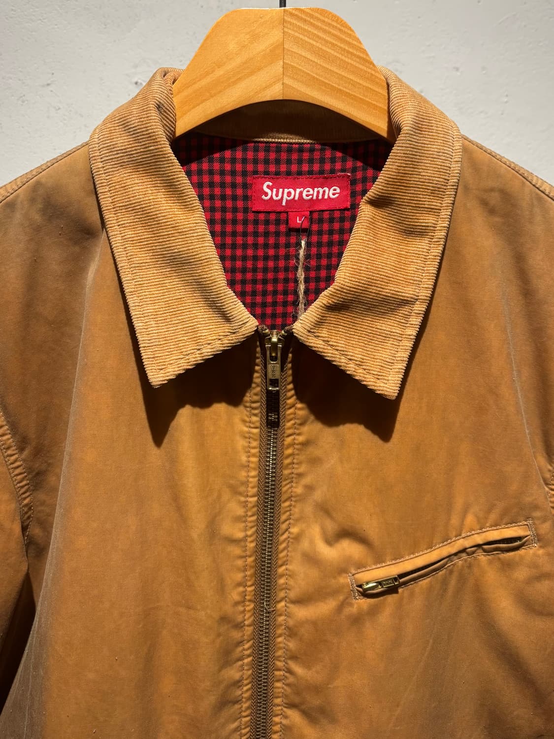 Supreme X British  wax Jacket 상품이미지5
