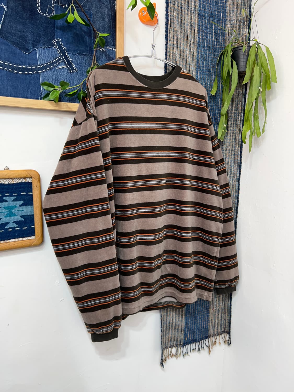 BEAMS   Velvet Touch Stripe Long Sleeve  상품이미지9