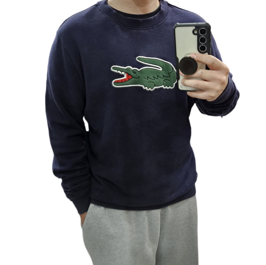 라코스테 빅로고 맨투맨 100 상품이미지1