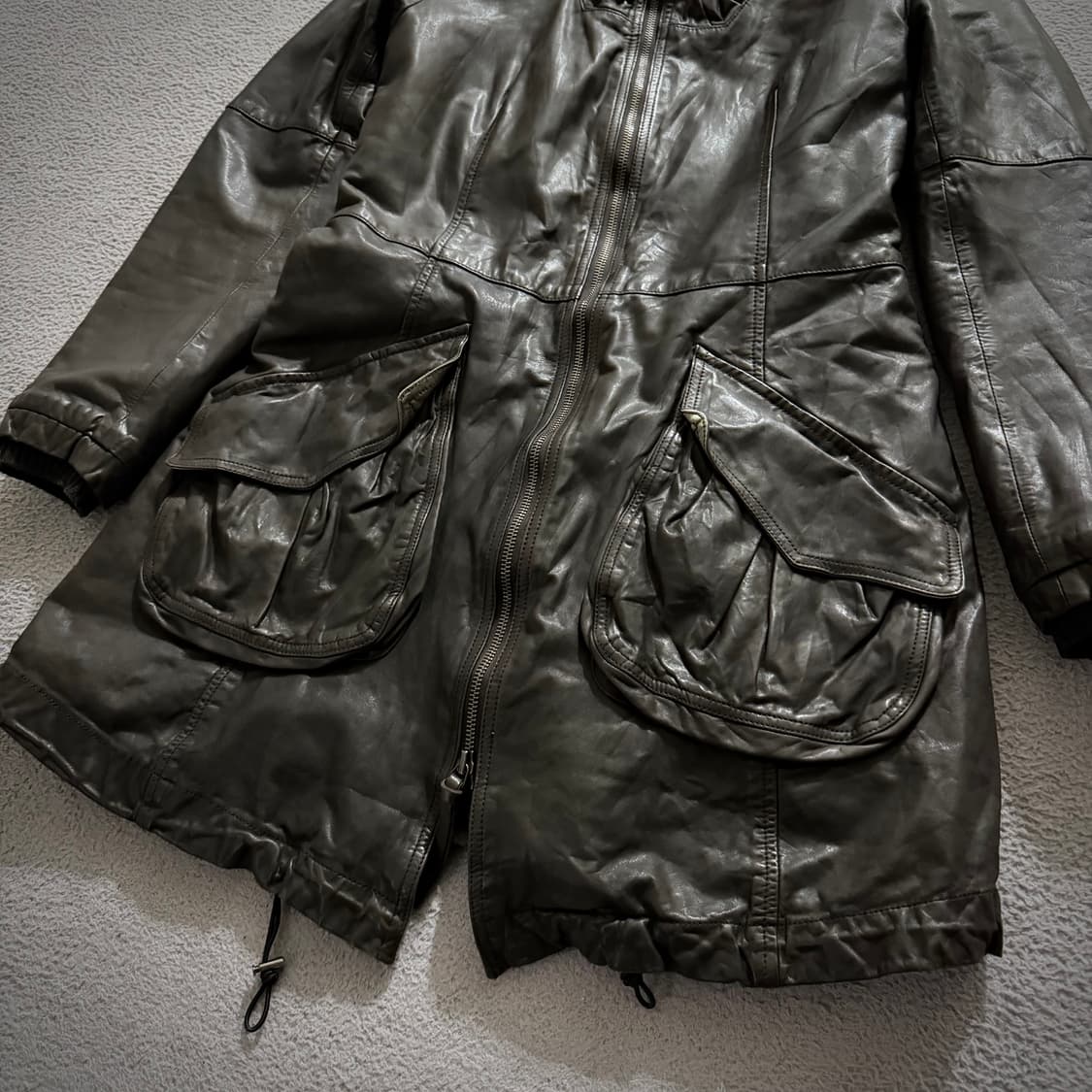 Vintage leather jacket 상품이미지3