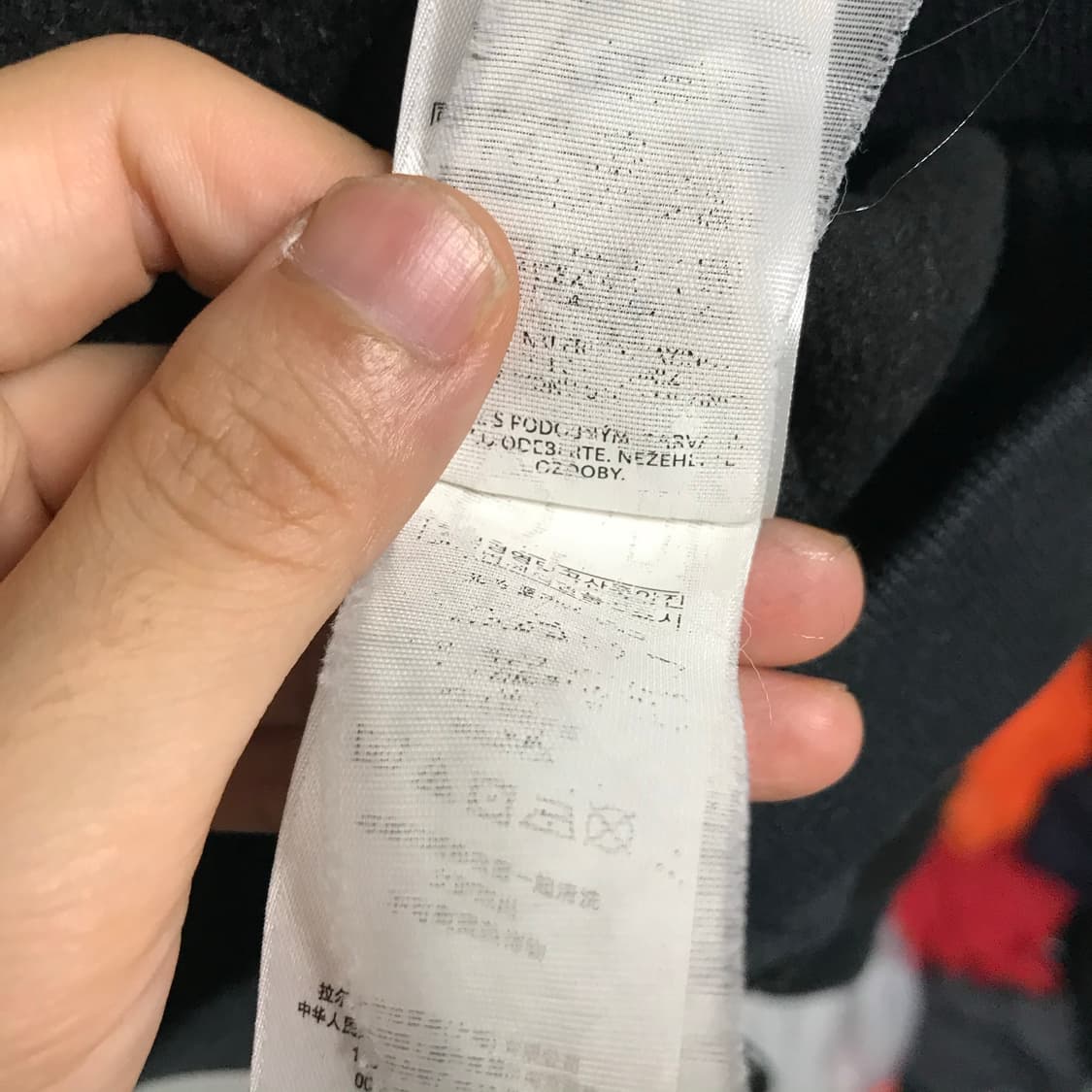 폴로 스펠아웃 영어로도 후리스 후드티 상품이미지5