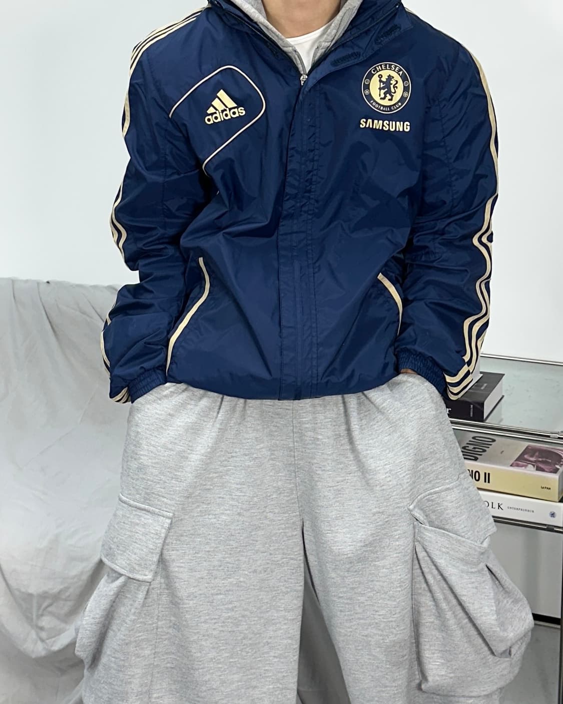 아디다스 12-13 첼시 바람막이 L 상품이미지1