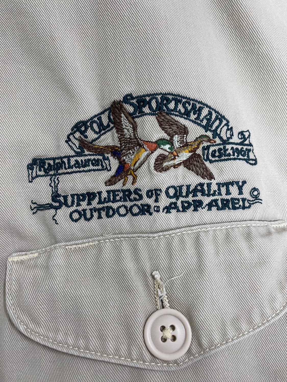 90s made usa 빈티지 폴로 코튼 자켓 뤡코즈 블라인드파일즈 상품이미지3