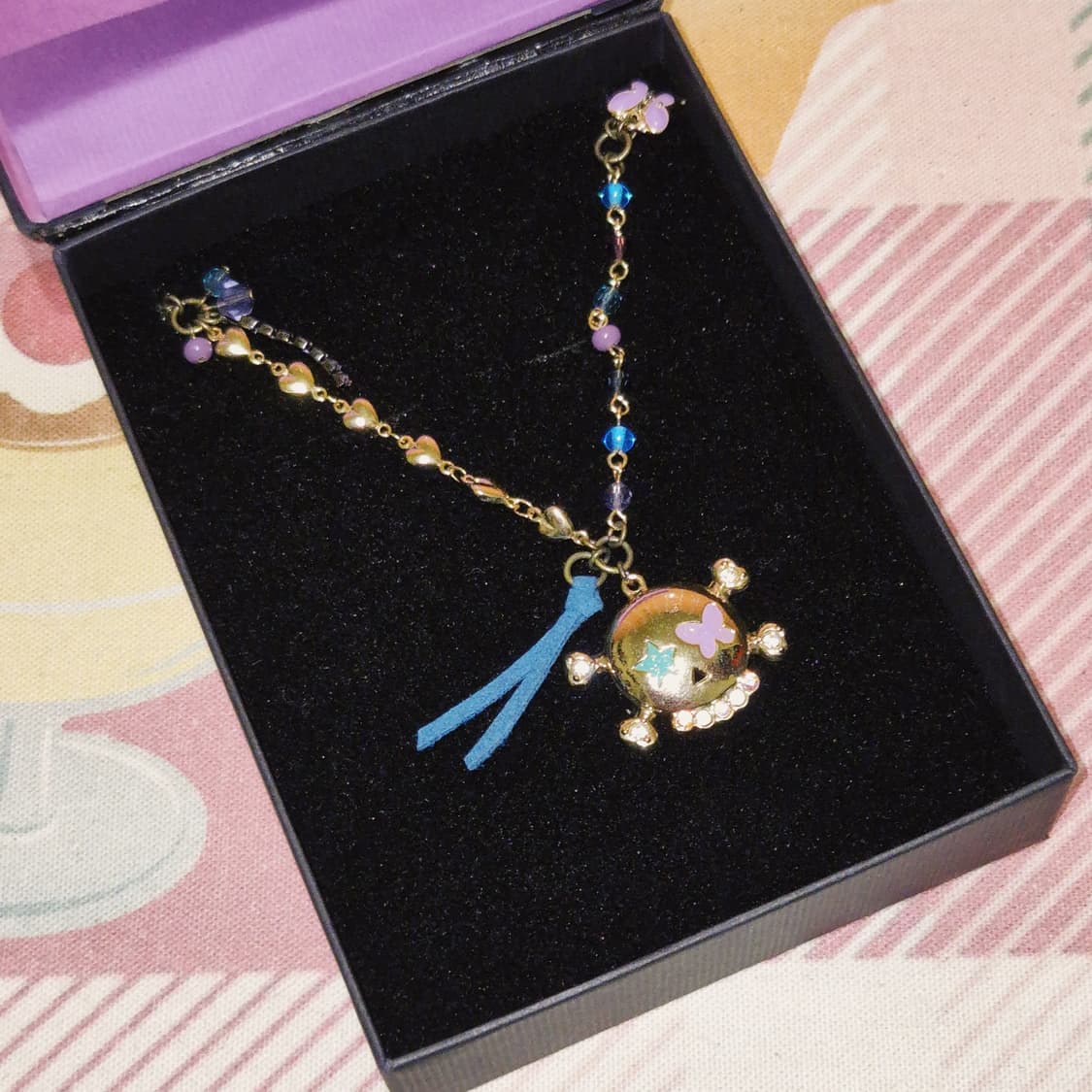 06s 에디션 안나수이 빅 스컬 하트 레이어드 목걸이 상품이미지6