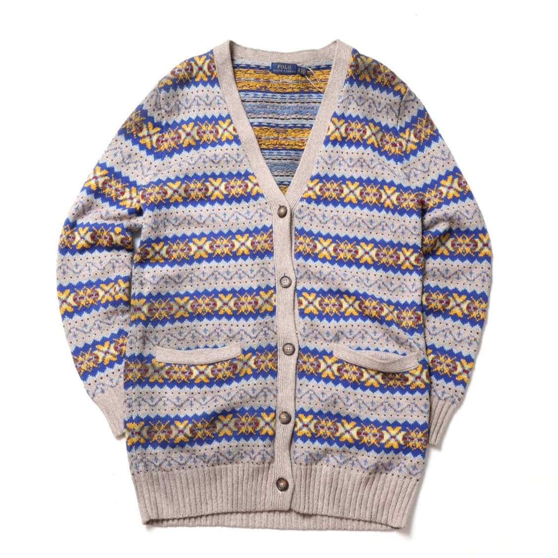 폴로 랄프로렌 Fairisle Silk Blended Cardigan  상품이미지1