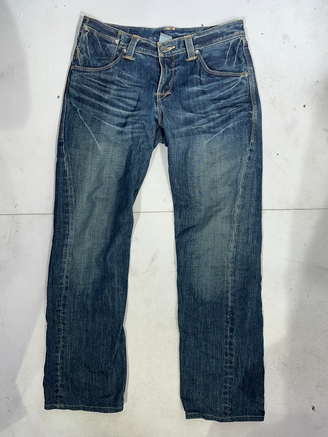 리바이스 중청 엔지니어드 와이드 데님 청바지 32 상품이미지4