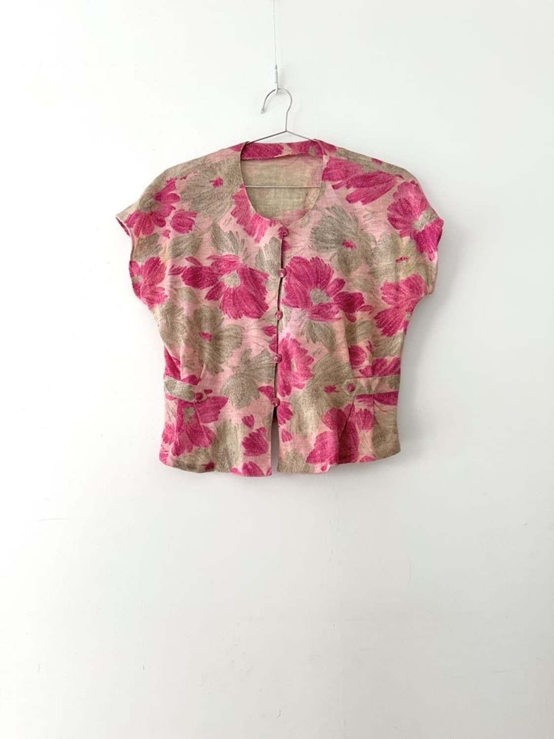 Azalea half cardigan / pink 상품이미지2