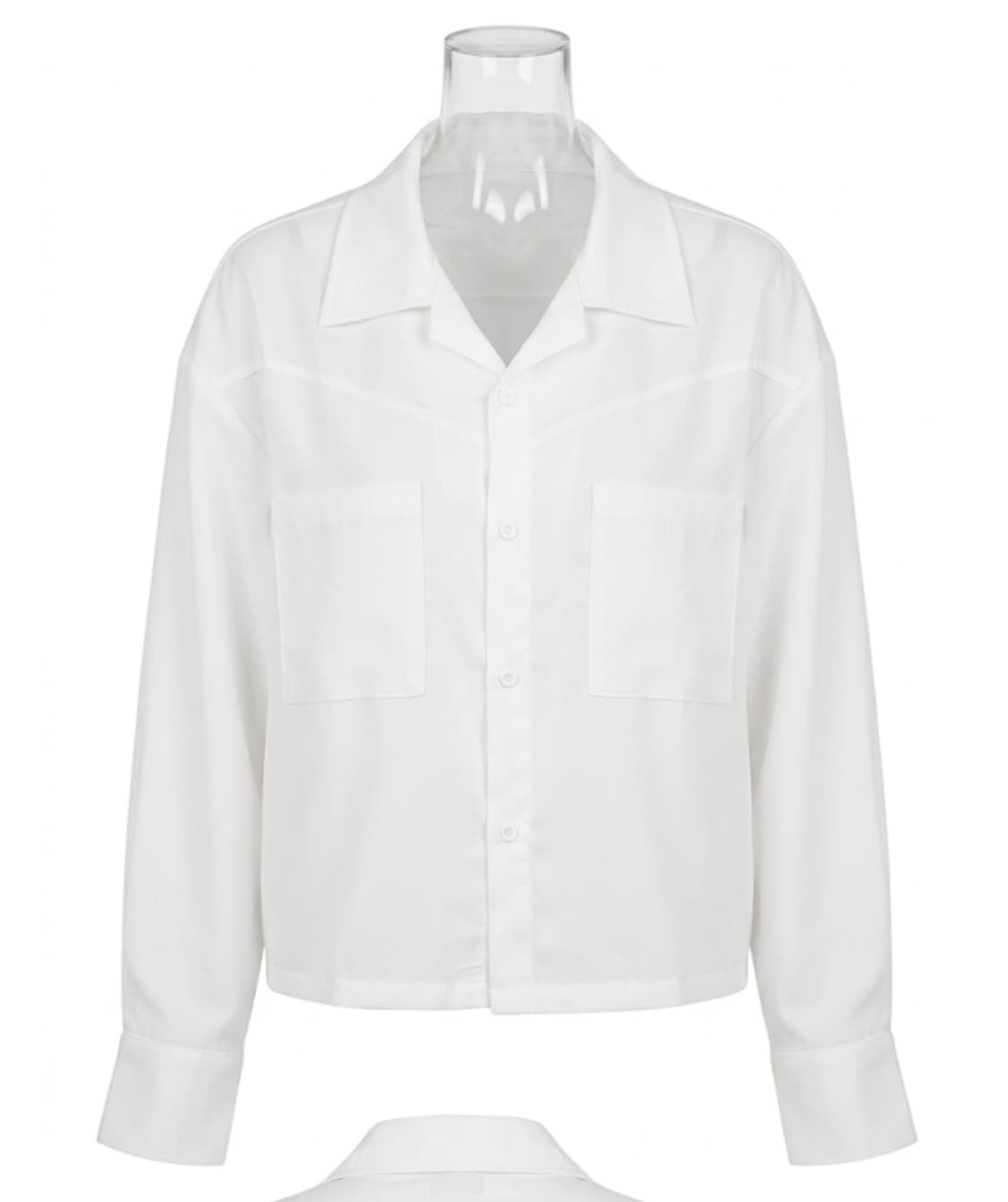 웨스턴st 크롭 오픈카라셔츠 상품이미지1