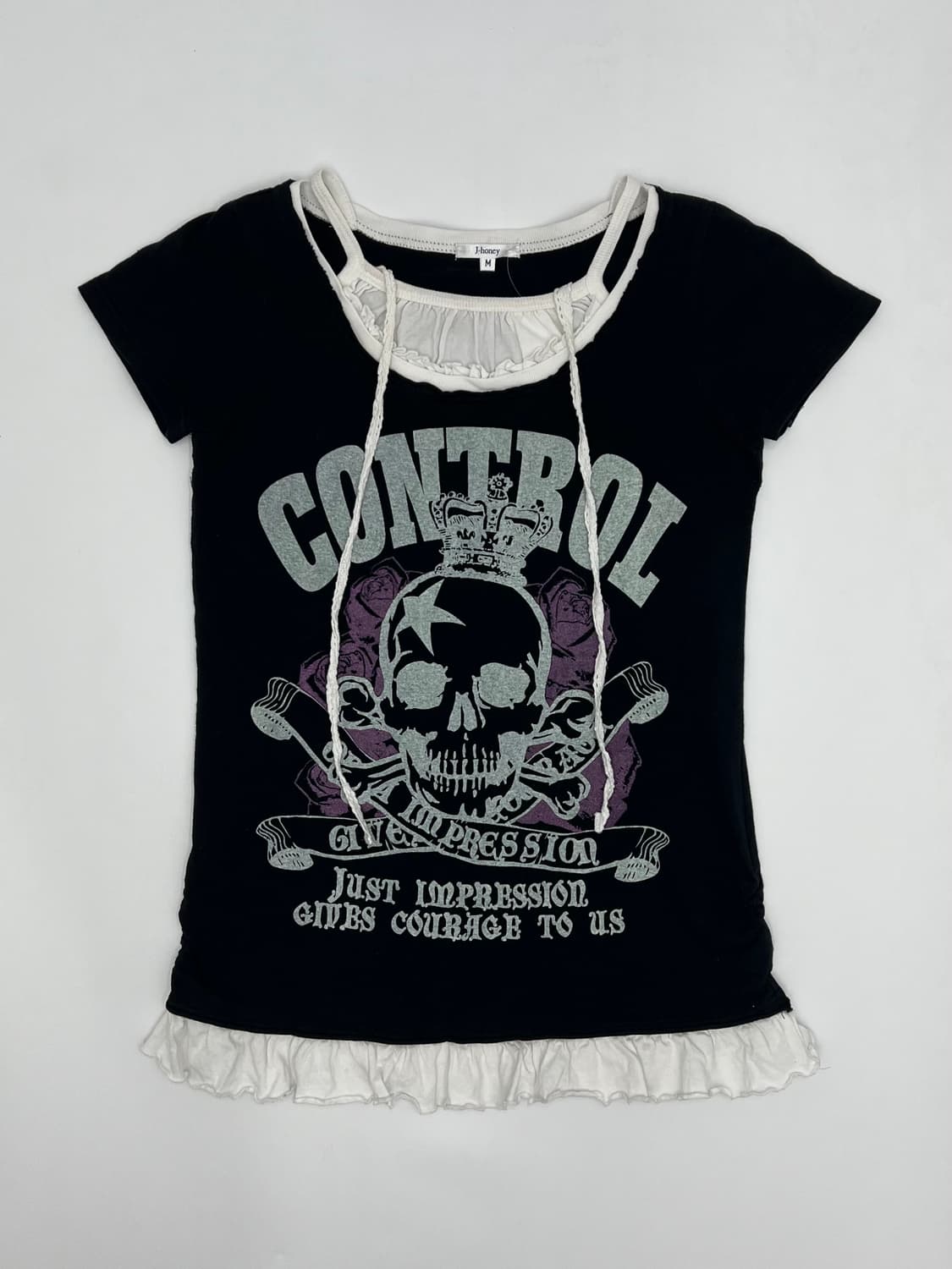 빈티지 y2k 레이스 반팔 상품이미지1