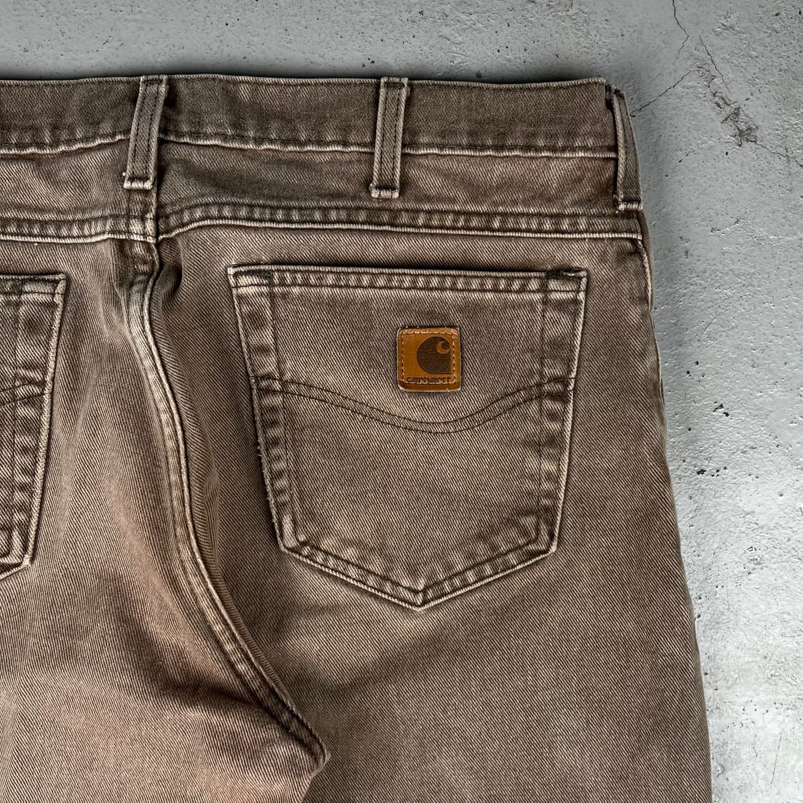 올드 칼하트 스트레이트 레그 데님 WU7582 상품이미지6