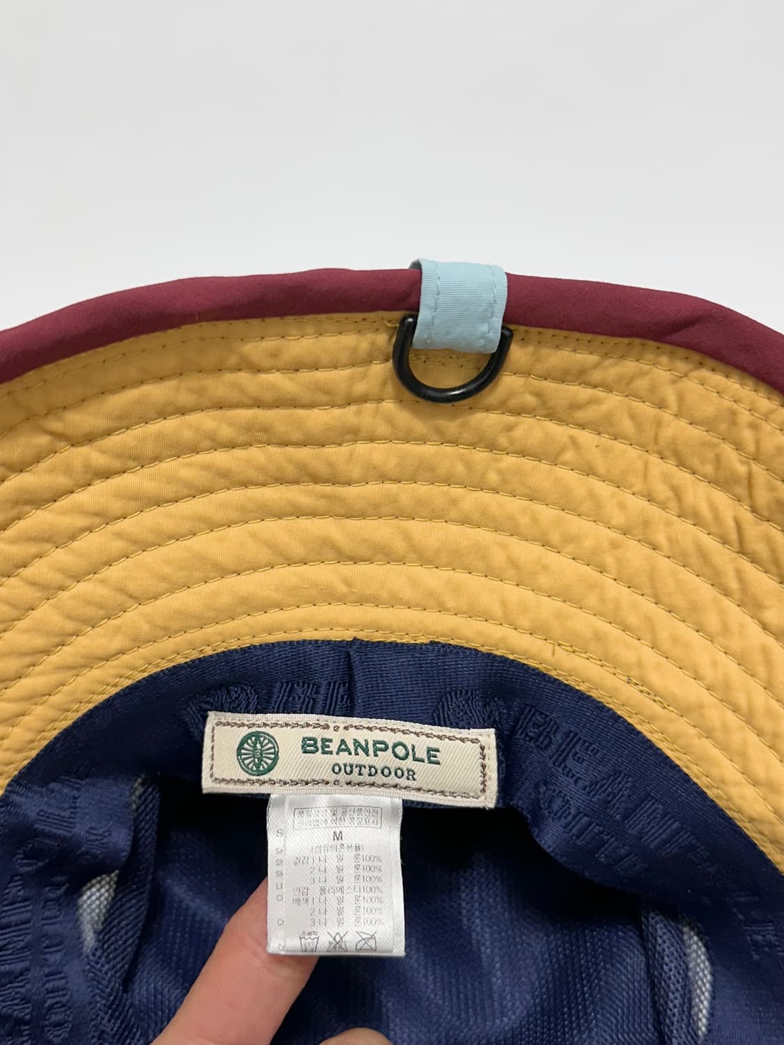 빈폴 배색 고프코어 버킷햇 등산 모자 상품이미지10