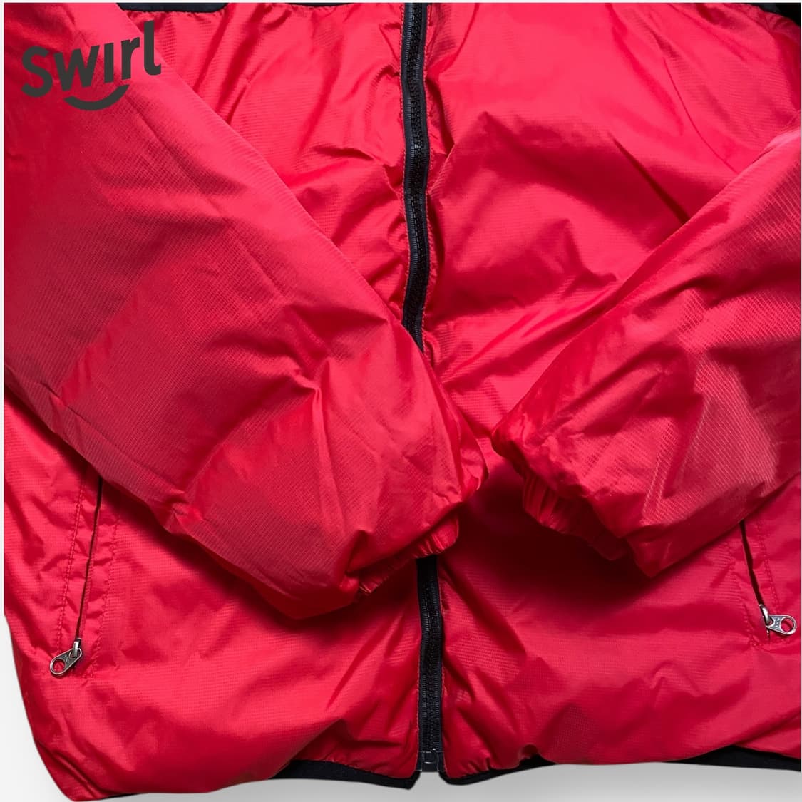 🌊Nike 리버시블 패딩 (블랙/레드) 상품이미지9