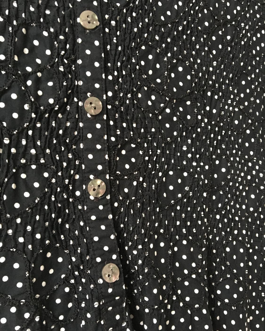 Embroidery point dot pattern onepiece 상품이미지7