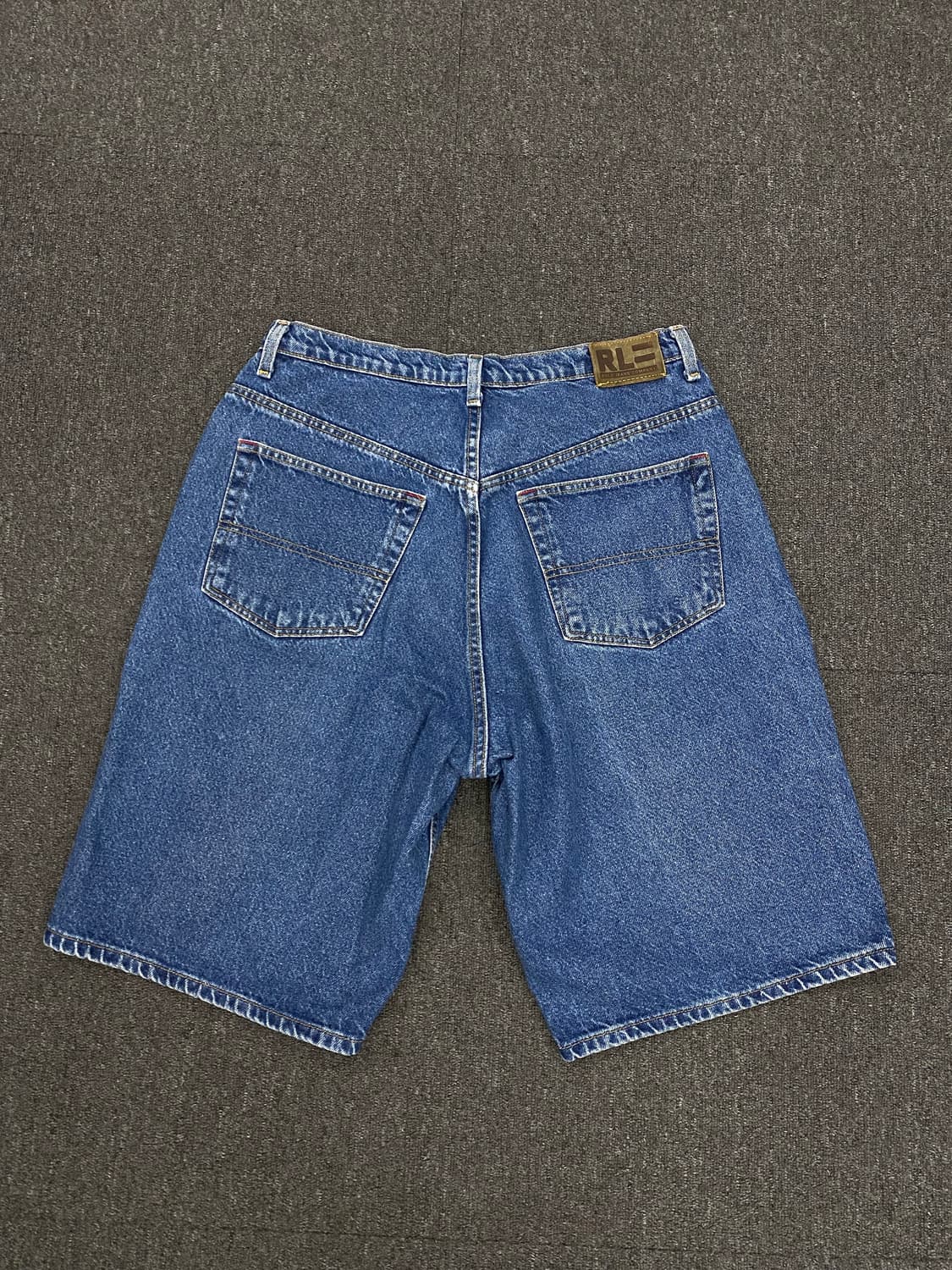 00s Polo jeans 폴로진스 배너 데님 쇼츠 상품이미지2