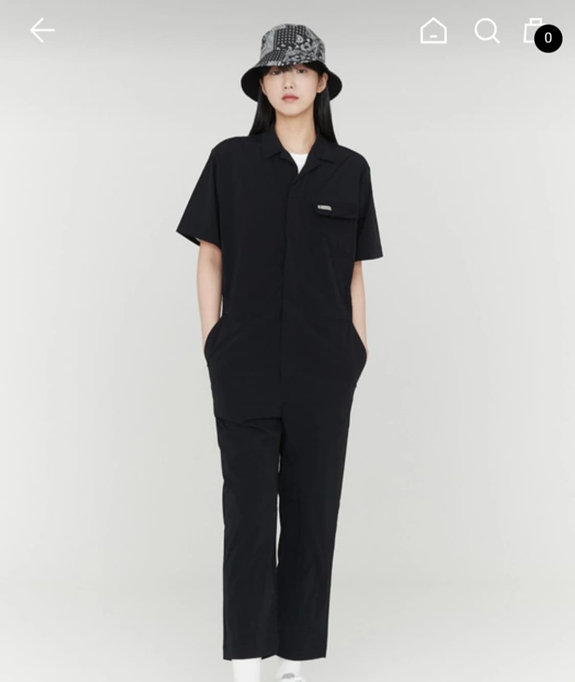 스노우피크 스트레치 반팔 점프슈트 상품이미지1