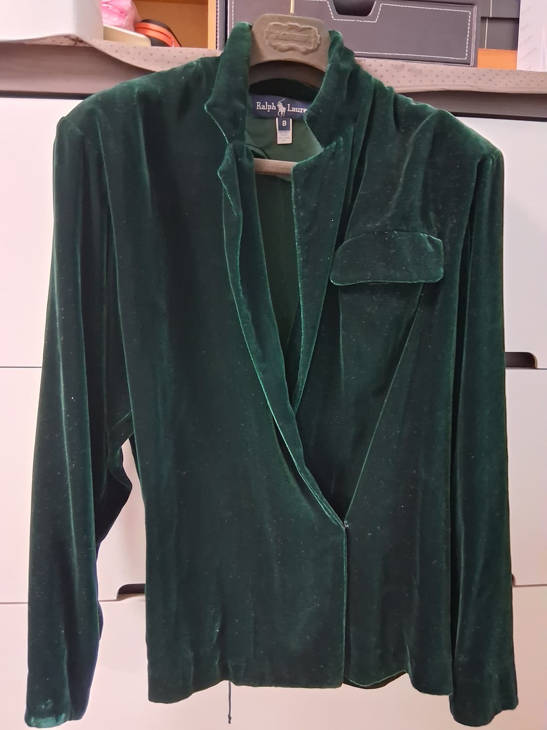 랄프로렌 그린 벨벳 자켓 (8) 상품이미지1