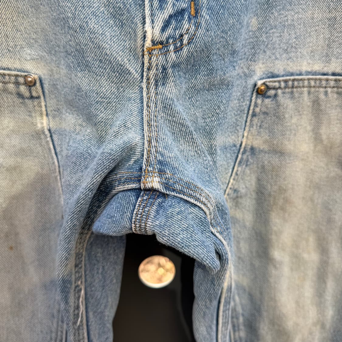 Carhartt B07 DNM 칼하트 데님 더블니 34x30 상품이미지6