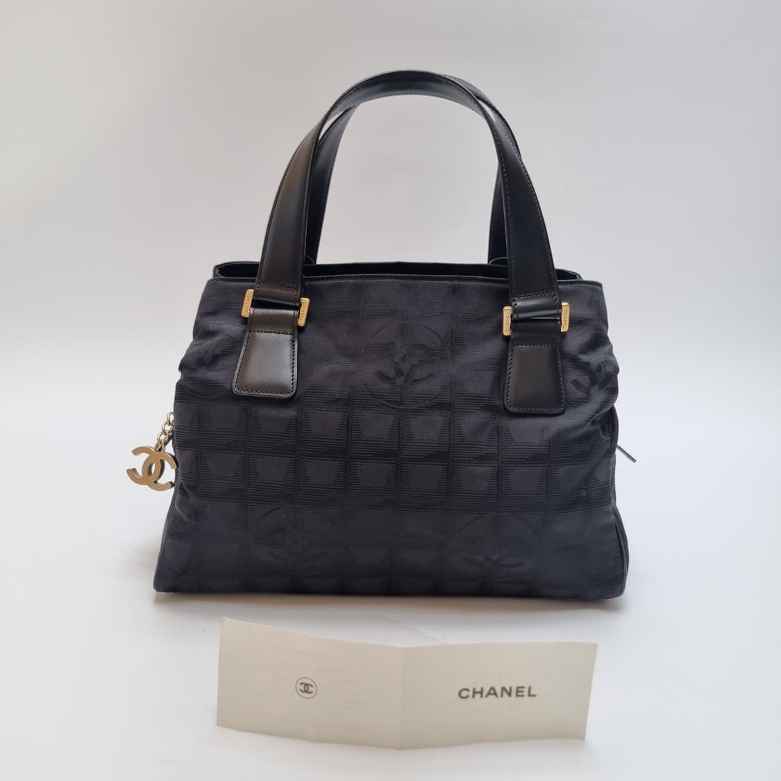 샤넬 CHANEL 뉴트래블라인 코코마크 자카드 토트백 (전시급, 핸드백) 상품이미지1