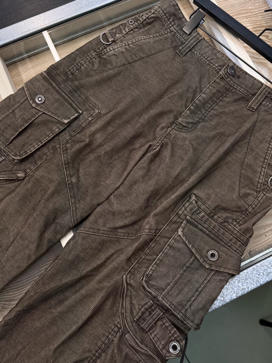 엠앤피 진스 y2k 코듀로이 카고 팬츠 상품이미지4