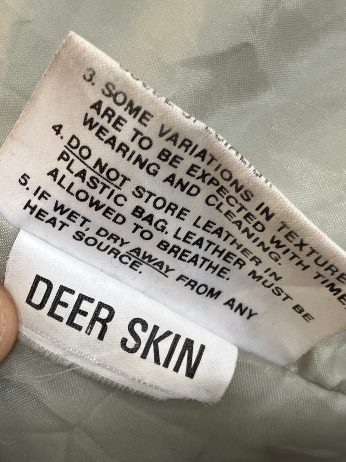 VTG 빈티지 브라운 디어 스킨 스웨이드 자켓 M 상품이미지6