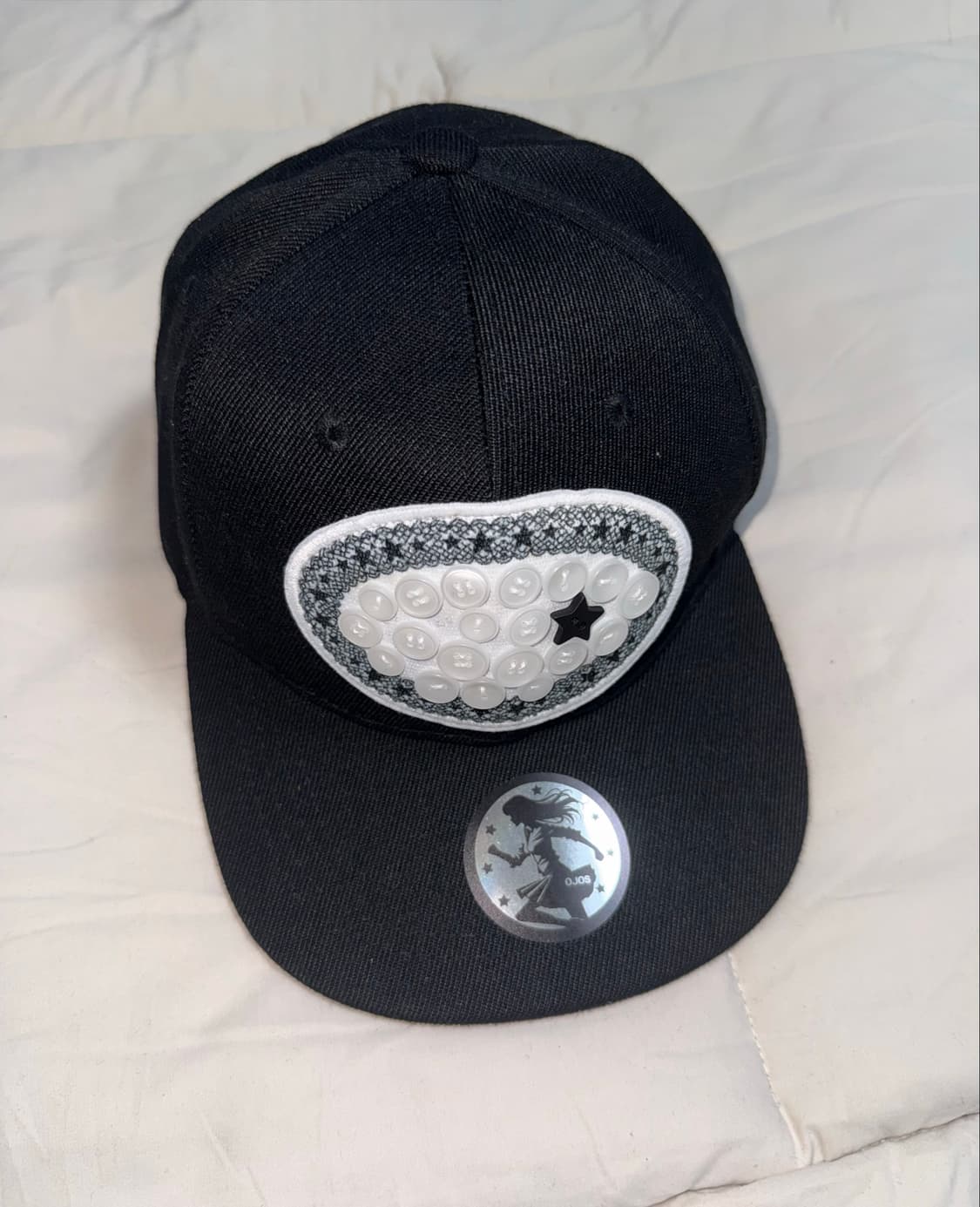 오호스 Lace Button Snapback 상품이미지1