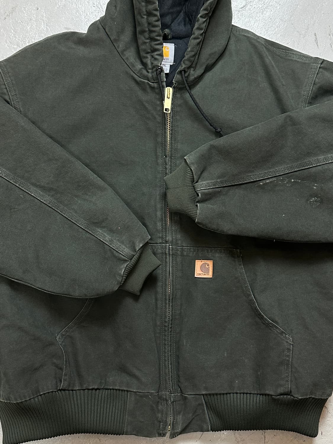 OG 칼하트 J130 액티브 자켓 칼하트 MOS 모스그린 상품이미지8