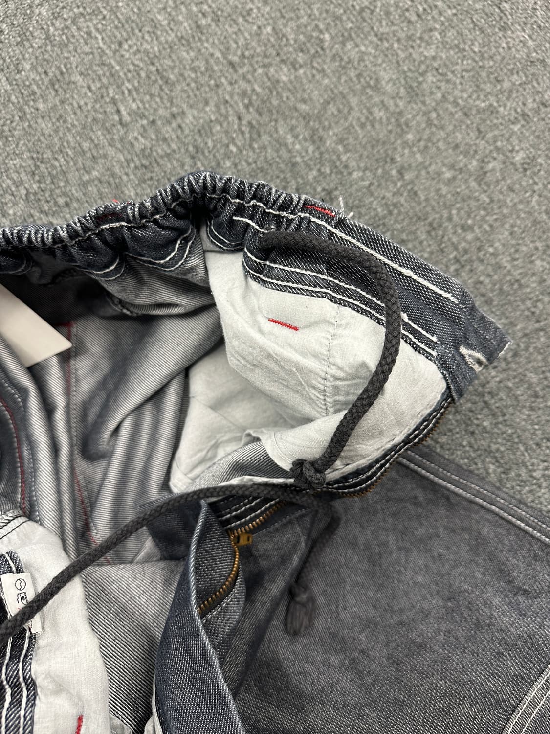 ESKO JEANS 빈티지 올드스쿨 힙합팬츠 벤딩 흑청 데님 반바지 상품이미지5
