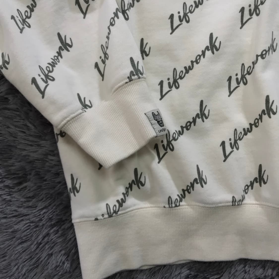 [[L, A급, 24년, 공용] 라이프워크(LW) 레터링 맨투맨@191 상품이미지5