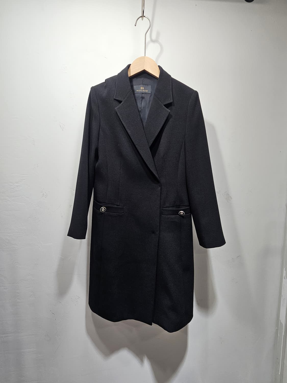 씨 (si) 블랙 원피스형 자켓 55 상품이미지3