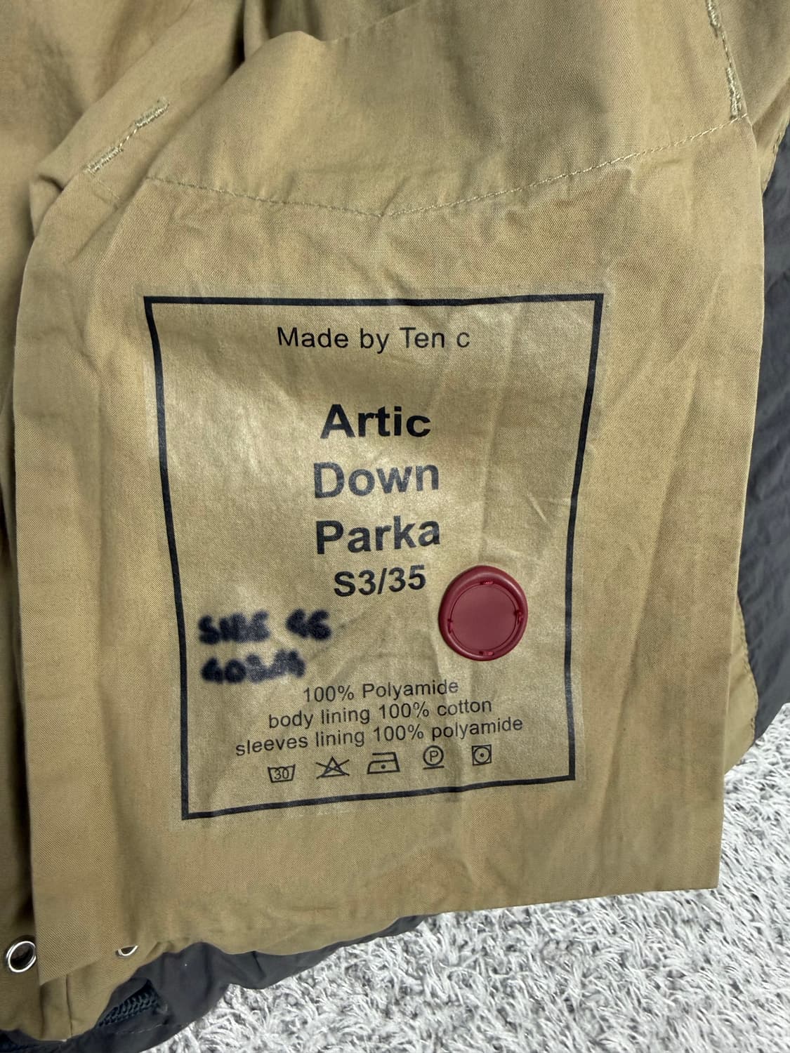 텐씨 아틱 차콜 46사이즈 상품이미지5