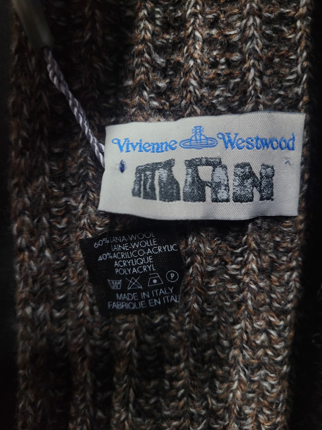 Vivienne westwood 비비안웨스트우드 이태리 울머플러(새제품) 상품이미지5