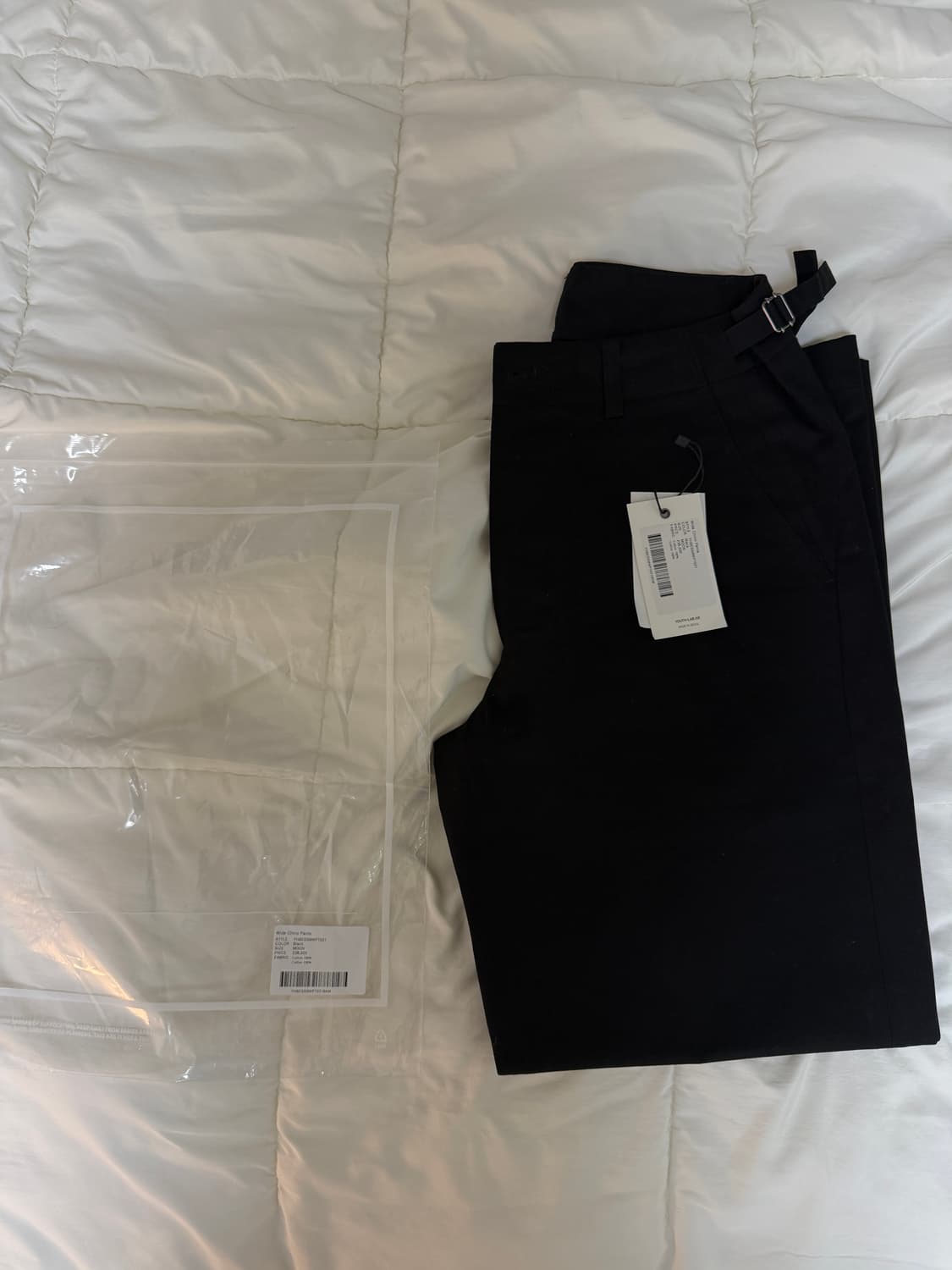[M]Youth Wide Chino Pants Black 유스 치노팬츠 상품이미지3