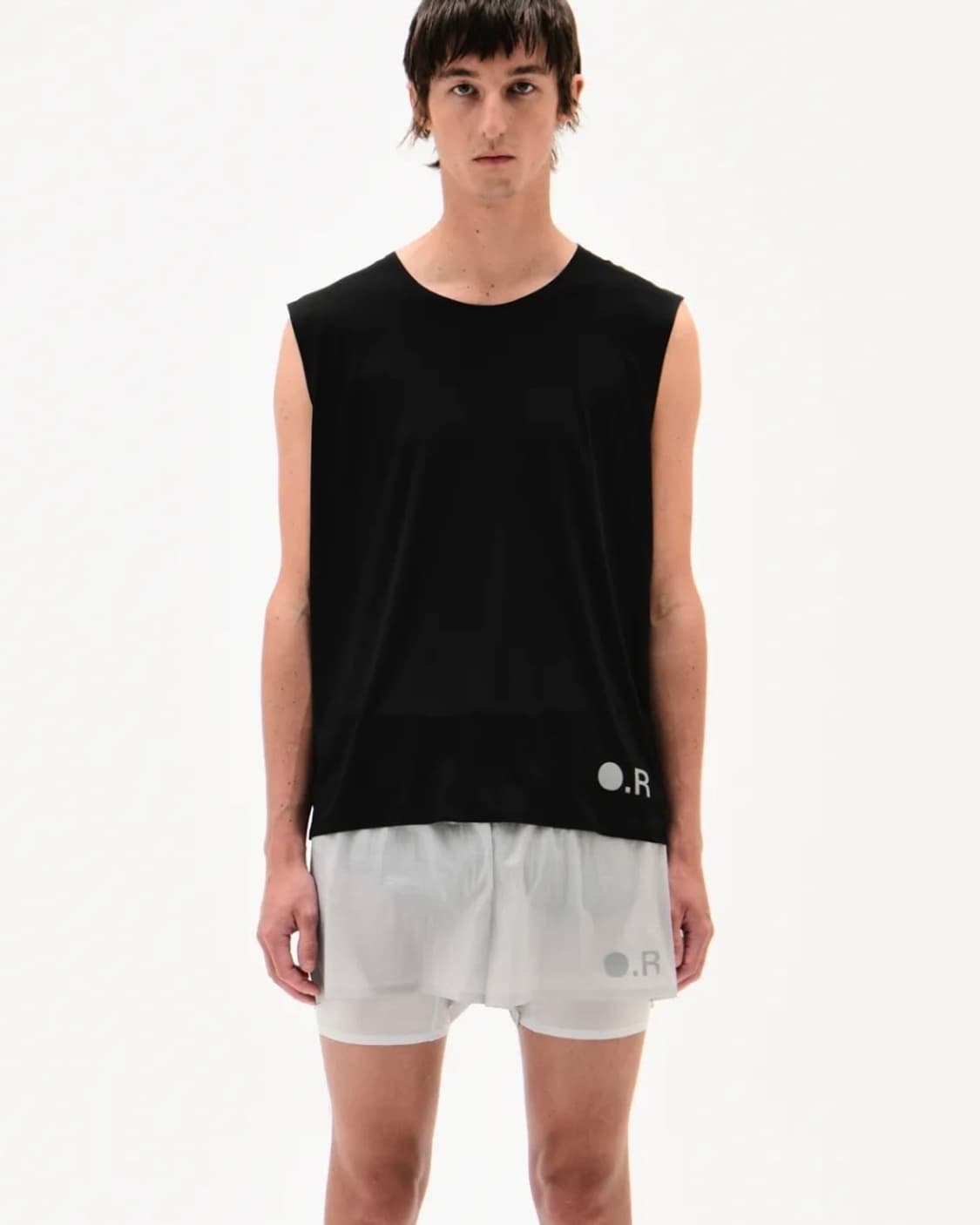 옵티미스틱 러너스 탱크탑 Recycled OR tank top black 상품이미지1