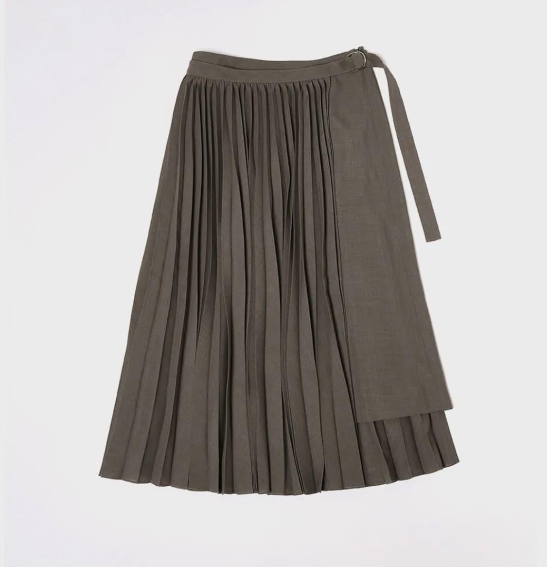 해바이해킴- DETACHABLE PLEATS SKIRT -LATTE 상품이미지3