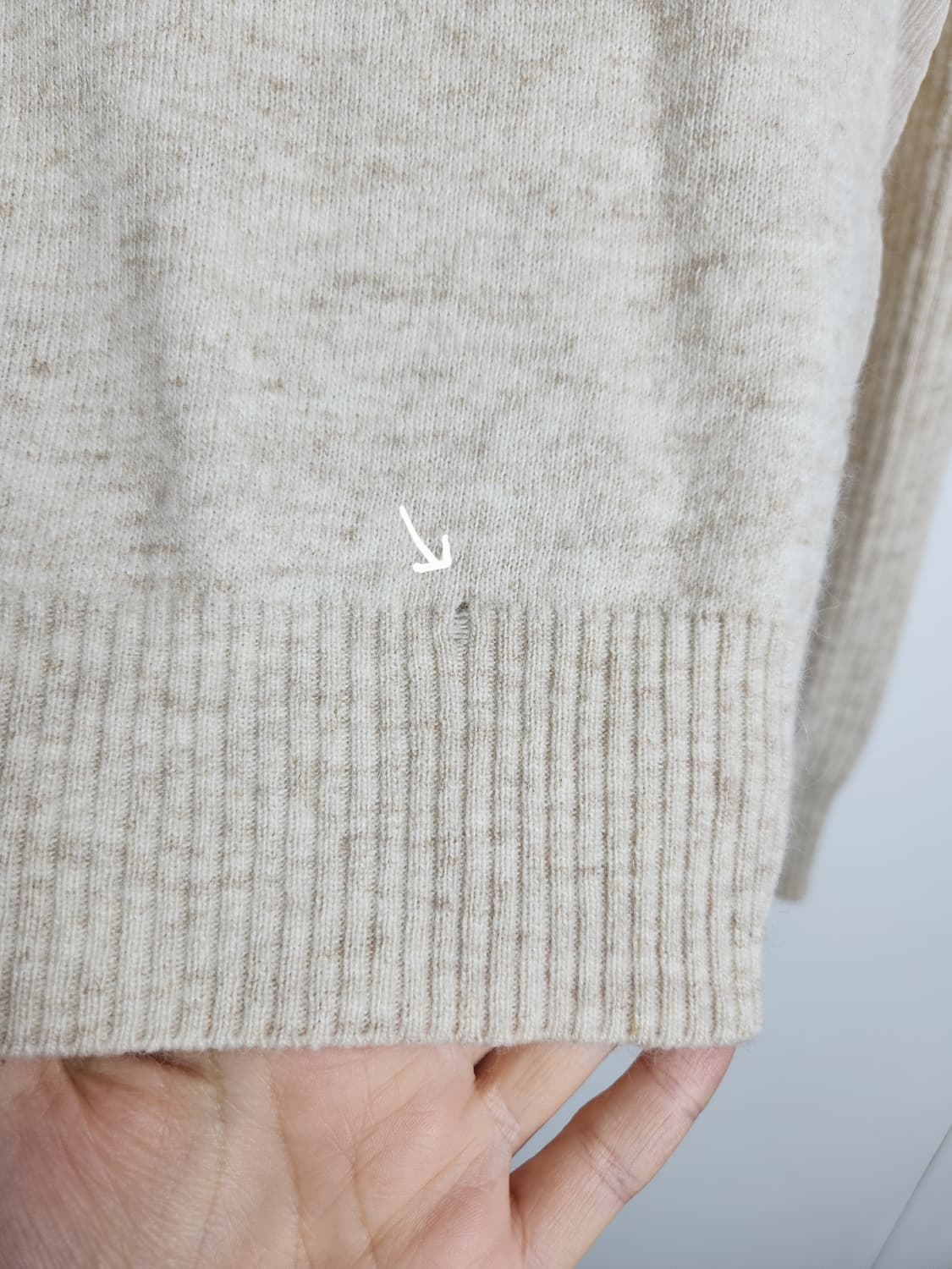 눈꽃 레이어드 니트탑 상품이미지10