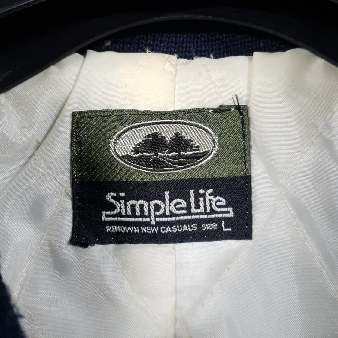 L) 심플라이프 재팬 코듀로이 워크 초어 코트 자켓 네이비 엘엘빈 훌리선 상품이미지6