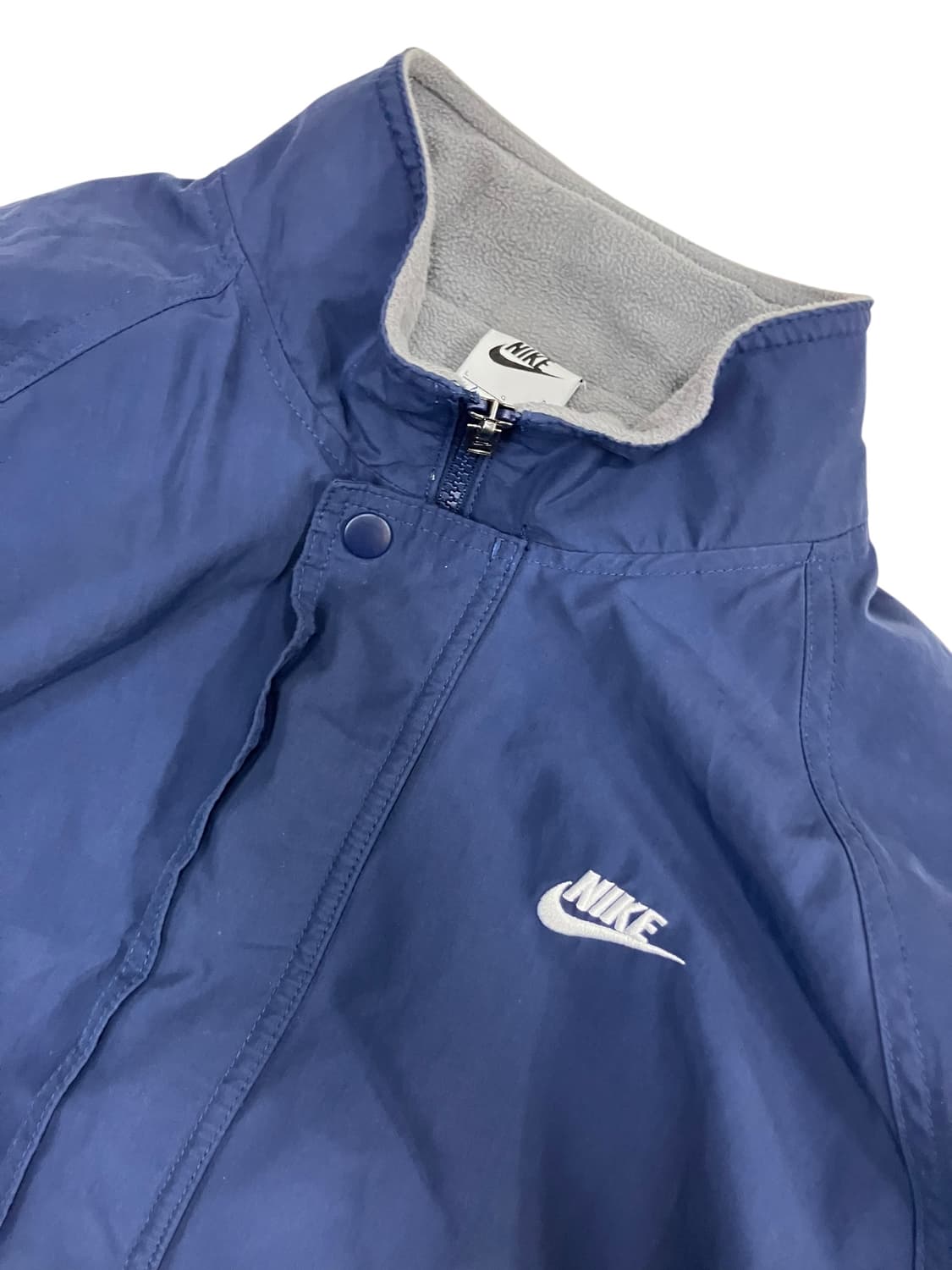 나이키 네이비 기모 바람막이 자켓 L 상품이미지2
