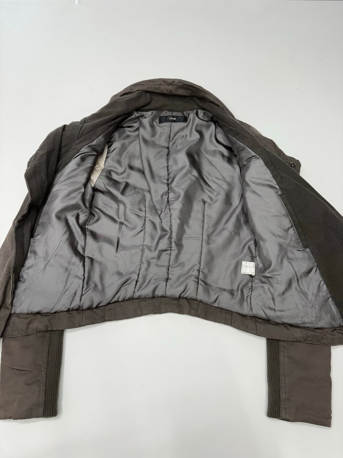 시스템 하이넥 크롭 y2k자켓 상품이미지6