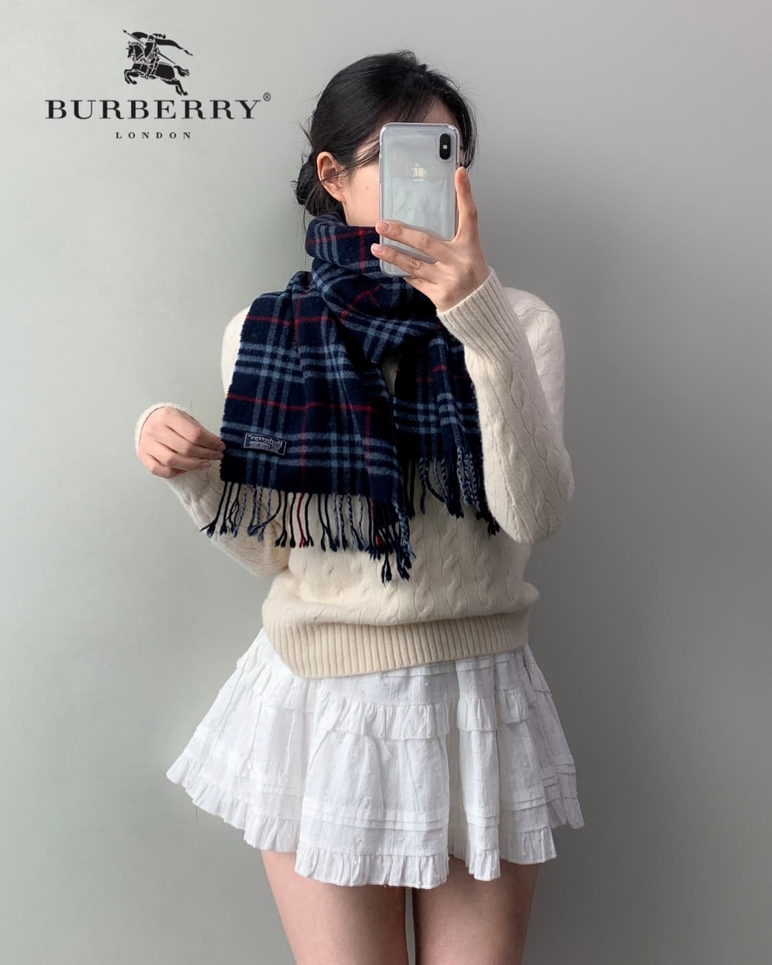 버버리 램스울 머플러 상품이미지2