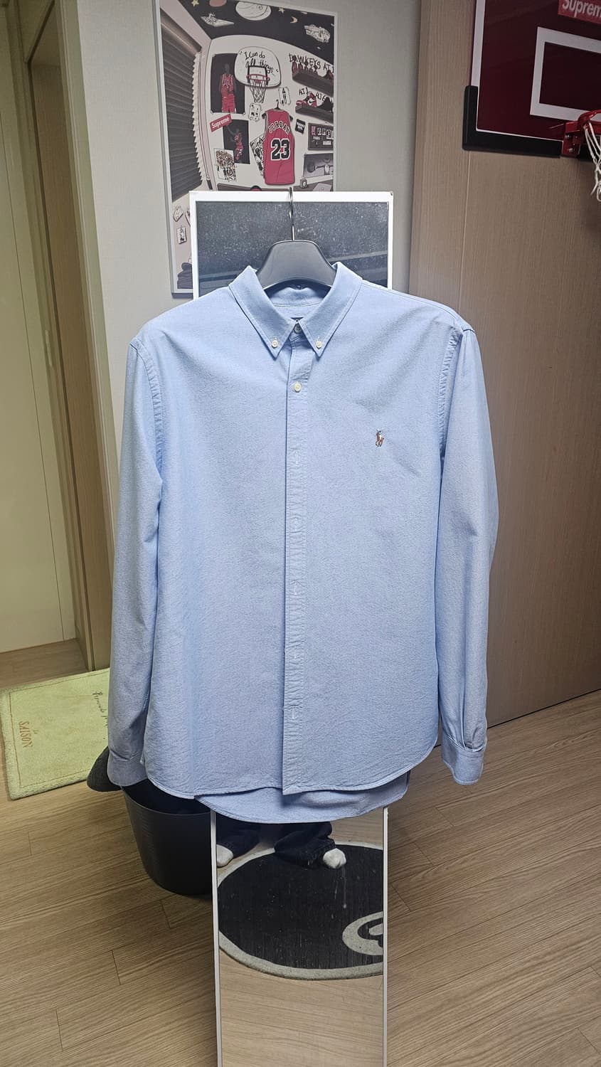 폴로랄프로렌 옥스포드 셔츠 블루 슬림핏 xxl 상품이미지1