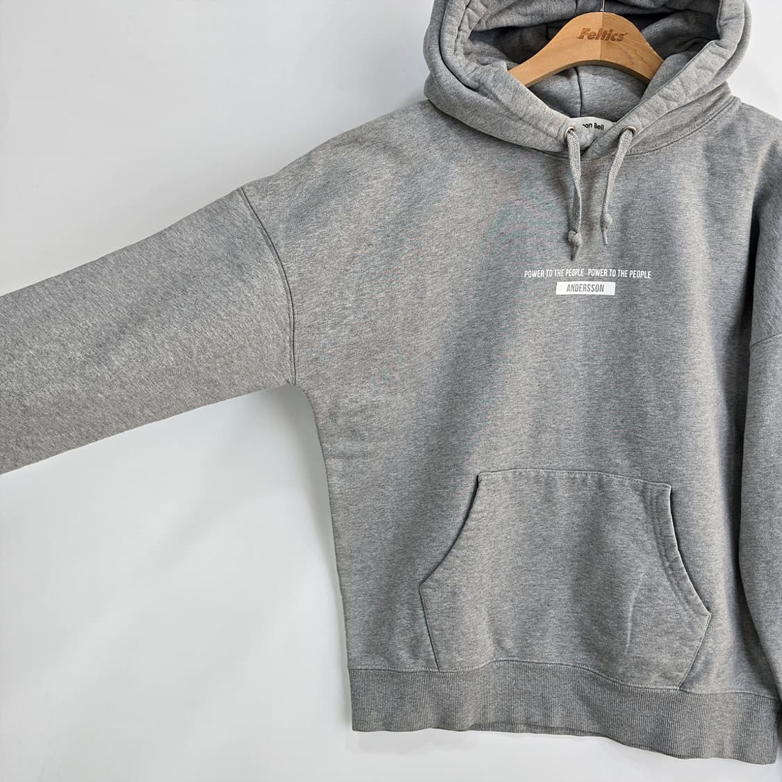 앤더슨벨 Andersson Bell 그래픽 후드 그레이 S 상품이미지3