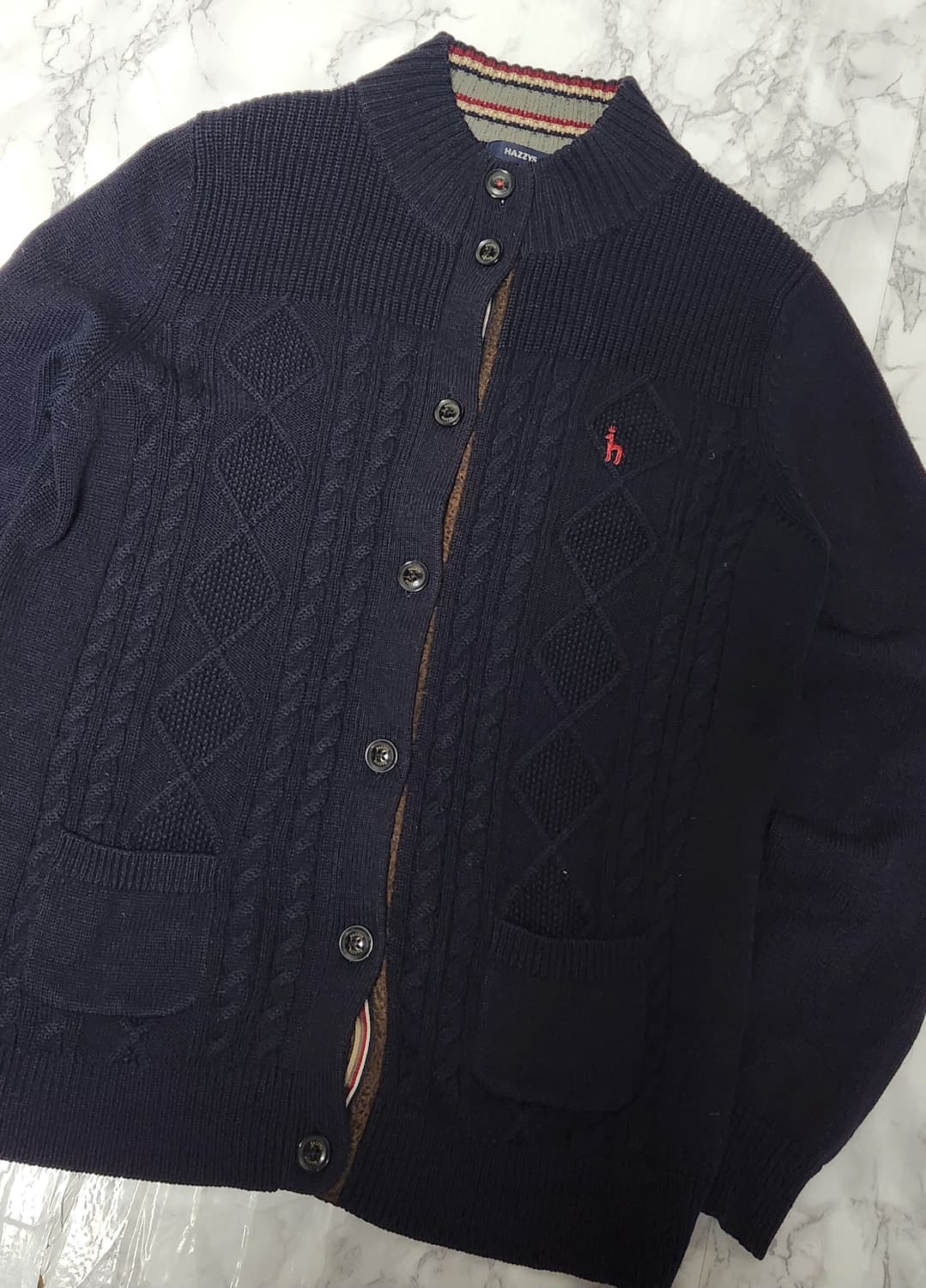 헤지스 니트 집업 자켓 상품이미지5