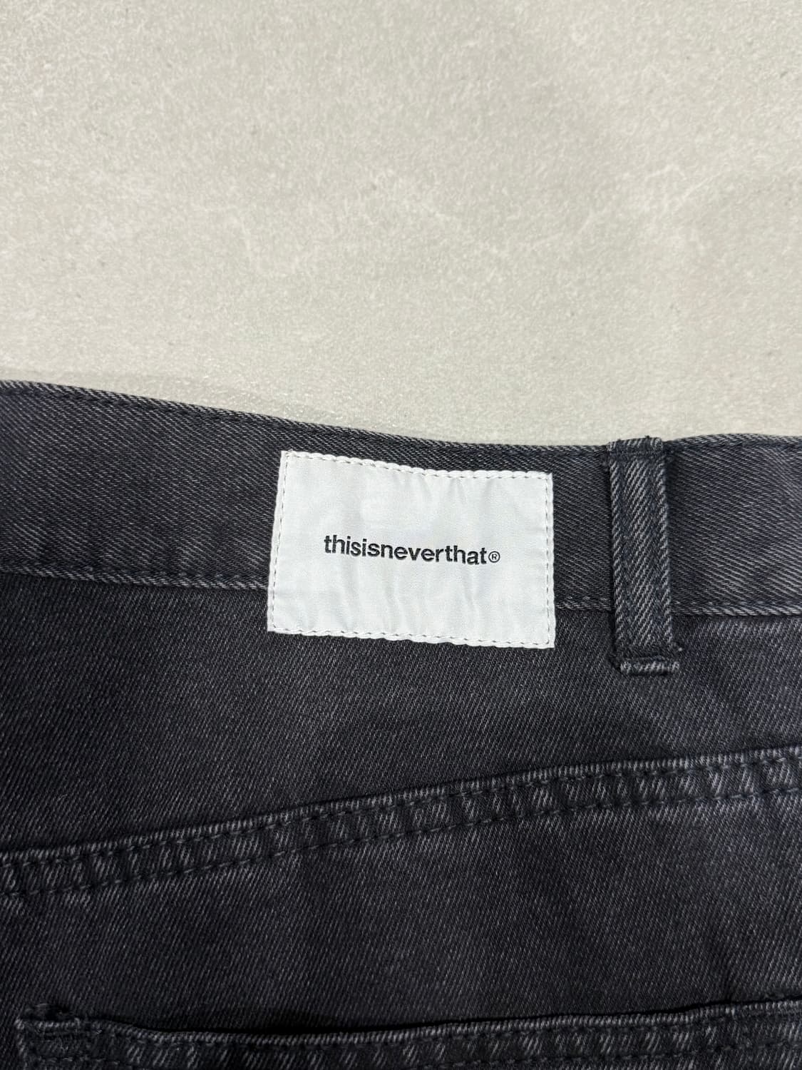 디스이즈네버댓 아카이브 거미줄 자수 데님 스케이터 바지 새 상품 상품이미지8