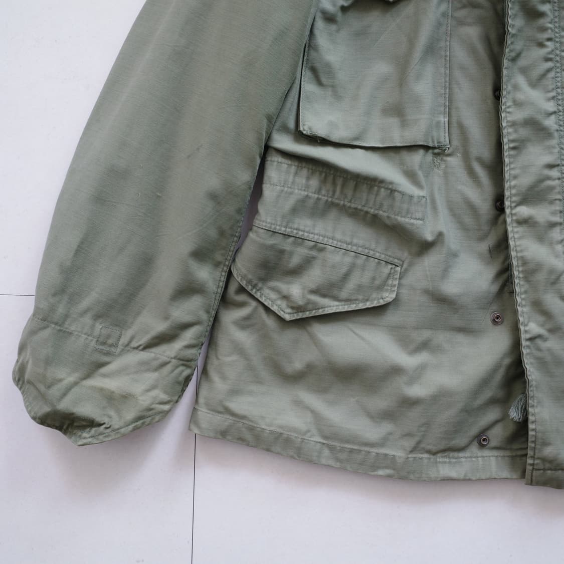 70~80s 미군 M65 필드자켓 3세대 GENERAL지퍼 Small 상품이미지4